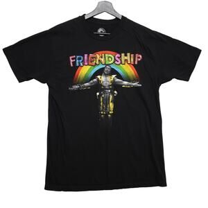 Mortal Kombat Friendship Shang Tsung Rainbow Fatality T-shirt Black Size L